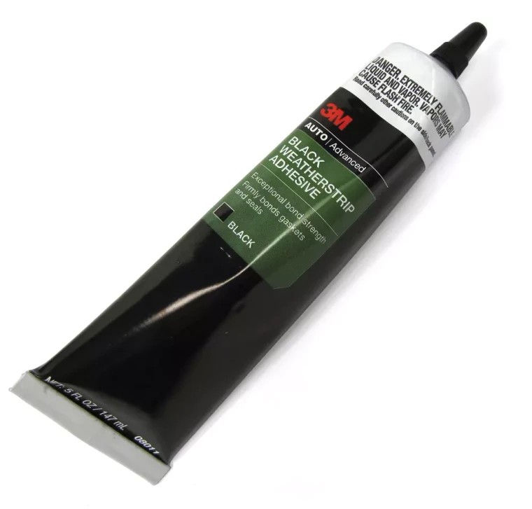 Black Weatherstrip Adhesive, Super Advanced By 3M, For Land Rover Series 2, 2A, And 3, 88 And 109-Inch Models