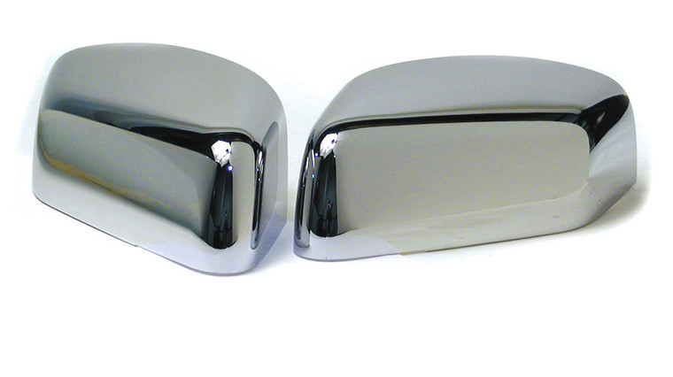 Genuine Side Mirror Upper Housing VUB503880MMM, Chrome Pair, For Land Rover LR3, LR2, Range Rover Sport, And Range Rover Full Size L322 (See Fitment Years)