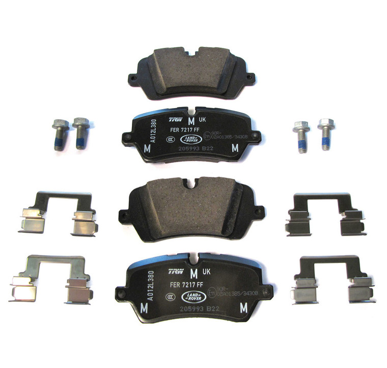 Genuine Rear Brake Pad Set LR162047 For Land Rover Discovery 5, Defender 90 And 110 New Generation L663, Range Rover Sport, And Range Rover Full Size (See Model And Fitment Years)