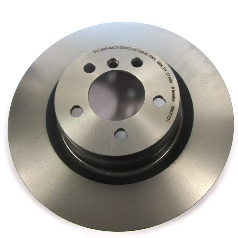 Front Brake Rotor LR031843, Brembo Prime Line UV-Coated And Vented, For Range Rover Full Size L322, 2006 - 2012 (See Fitment Notes)