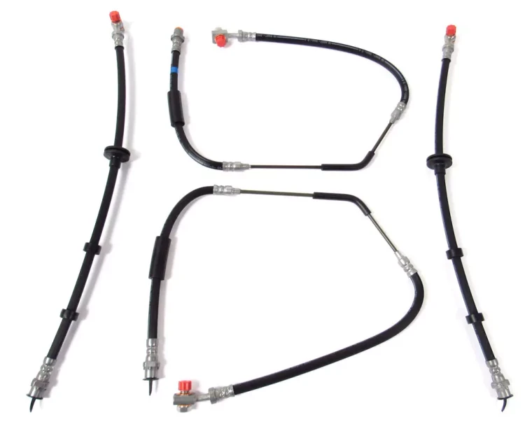 Brake Hose Kit, Standard Rubber Hoses, For Range Rover Full Size L322, 2006 - 2009