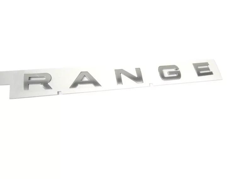 Genuine Front Hood Replacement Decal LR088856, 'Range' Text, For Range Rover Sport, 2014 - 2019