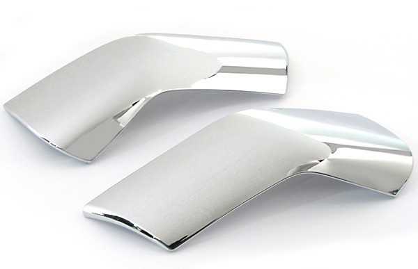 Chrome Lower Mirror Cover LR003905, Pair, For Land Rover LR2, LR3, Range Rover Sport, And Range Rover Full Size L322 (See Fitment Years)