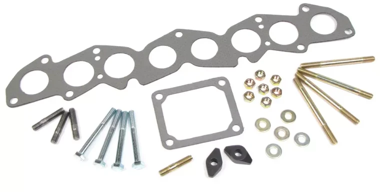 Exhaust Manifold Fitting Kit 2.25L, With Gaskets And Hardware, For Land Rover Series 2, 2A And 3