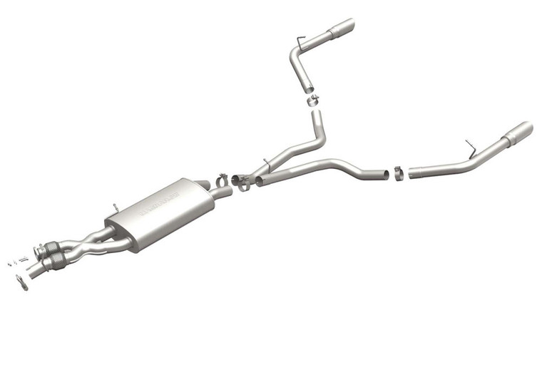 MagnaFlow Performance Exhaust for 2010-2013 Range Rover Sport and Sport Supercharged: Stainless Steel - Cat-Back: Dual-Exit / Twin-Tip