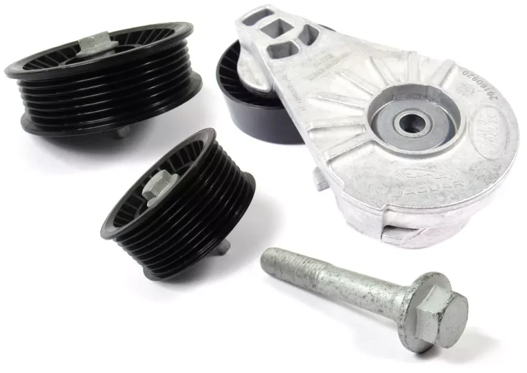 Engine Tensioner And Idler Pulley Kit For Land Rover LR4, Range Rover Sport, And Range Rover Full Size (See Fitment Years)