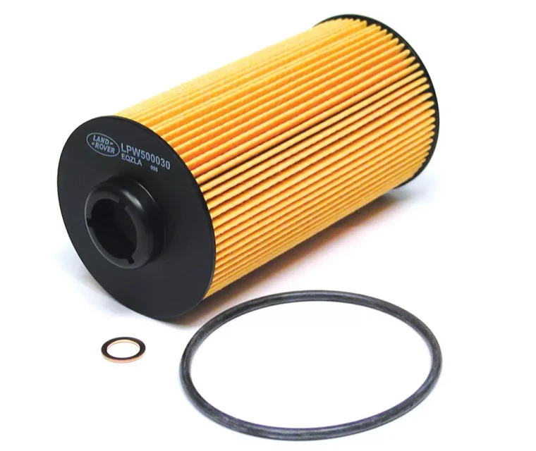 Genuine Cartridge Oil Filter LPW500030 With Rubber Gasket And Washer Seal For Range Rover Full Size L322, 2003 - 2005