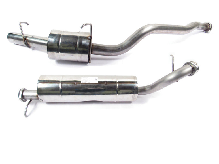 Cat-Back Stainless Steel Exhaust System By Double S, For Range Rover P38 With GEMS Engine, 1995 - 1996
