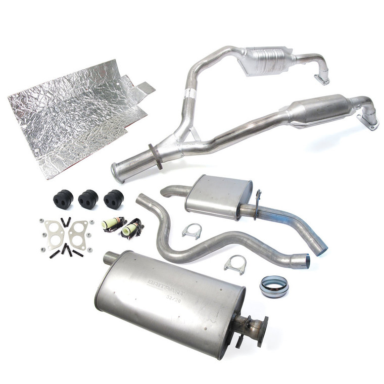 Complete Exhaust Kit For Range Rover Classic, Short Wheel Base, 1990 - 1995
