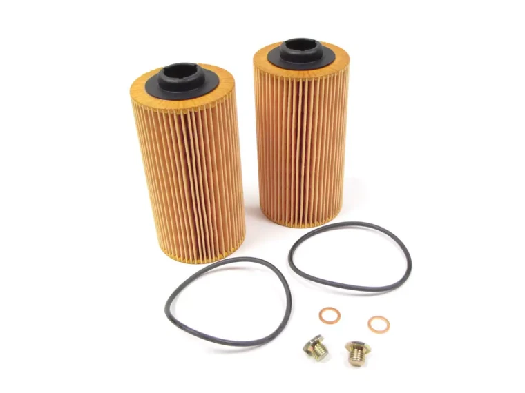 Oil Filter Kit, Two Cartridge Oil Filters LPW500030 By MANN, Including Two Filter Gaskets And Two Drain Plugs With Crush Washers, For Range Rover Full Size L322, 2002 - 2005