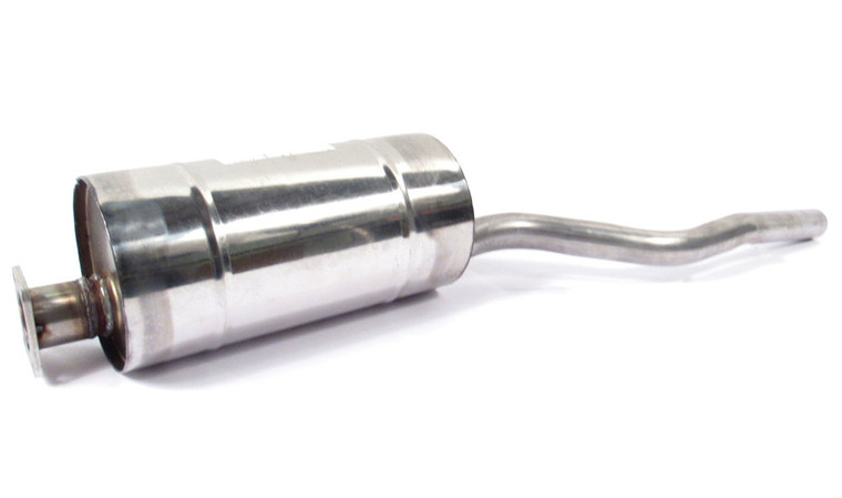 Stainless Steel Muffler And Tailpipe By Double S For Land Rover Series 2, 2A, And 3, 2.25-Liter Right Hand Drive (SSLR29)