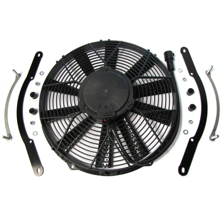 A/C Cooling Fan Assembly By Revotec Brand, GA8972, For Land Rover Discovery Series II (See Fitment Years)