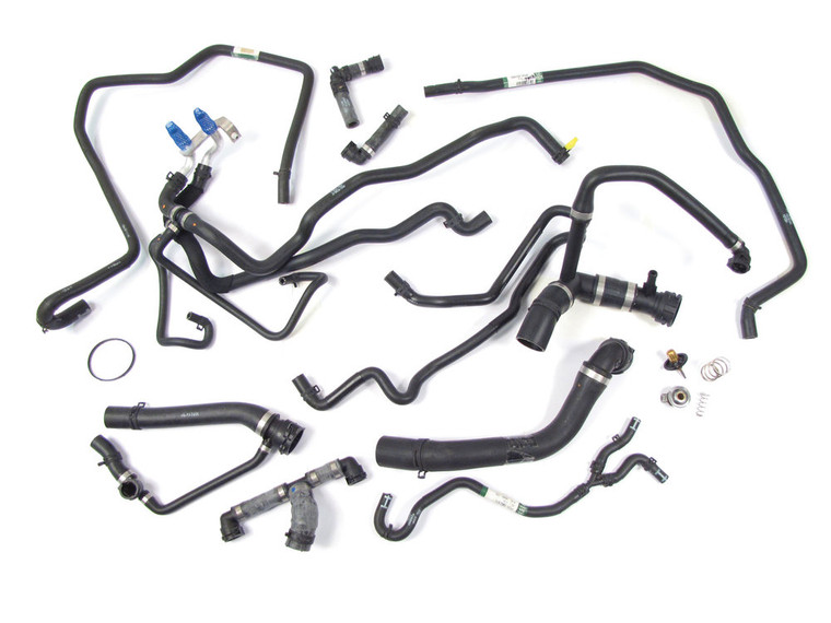 Engine Coolant Hose And Thermostat Kit For Range Rover Full Size Supercharged 4.2 L322, Jaguar Engine, 2006 - 2009