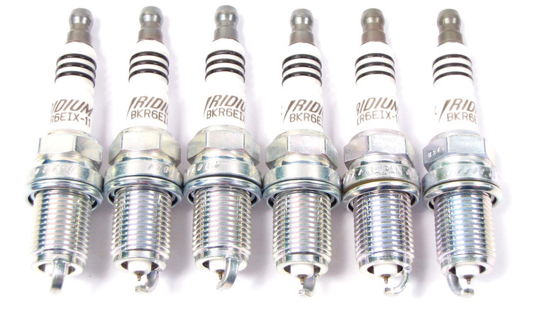 Spark Plug Service Kit, Set Of 6 Plugs NLP100290L By NGK, Iridium IX BKR6EIX-11, For Land Rover Freelander 2002 - 2005