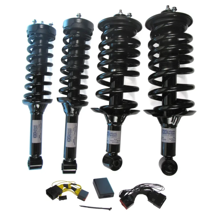Standard Profile Air To Coil Spring Suspension Conversion Kit For Land Rover LR3, LR4, And Range Rover Sport Non-Supercharged, Includes EAS Reflash Management Software, And Atlantic British Struts And Coil Springs (See Fitment Years)