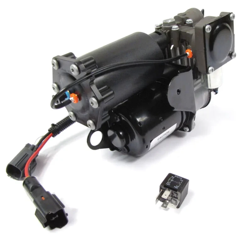 Air Suspension (EAS) Compressor LR072537 Or LR023964, Original Equipment By Hitachi (See Upgrade Notes), Includes YWB500220 Relay, For Land Rover LR3, LR4, And Range Rover Sport (See Fitment Years)