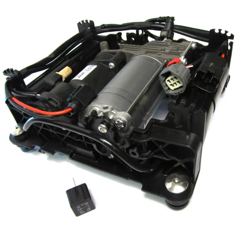Electronic Air Suspension Compressor LR041777 (EAS), Original Equipment By AMK, For Range Rover Full Size L322, 2006 - 2012 (See Details On Programming)