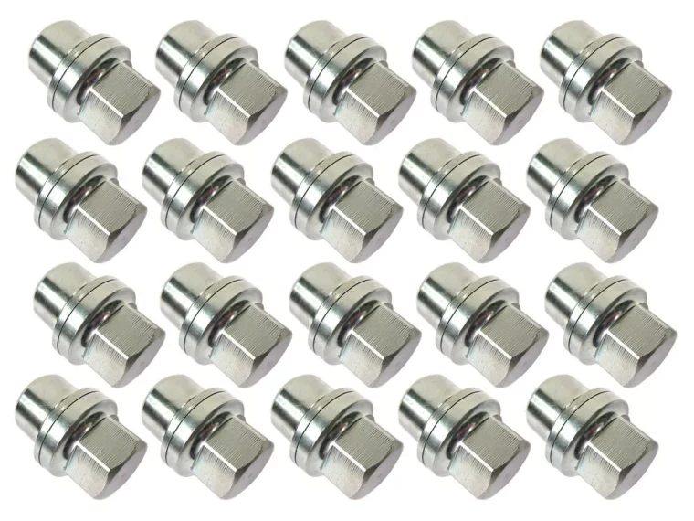 Steel Lug Nuts NRC7415, Set Of 20, For Land Rover Discovery I, Defender 90 And 110, And Range Rover Classic (See Fitment Years)