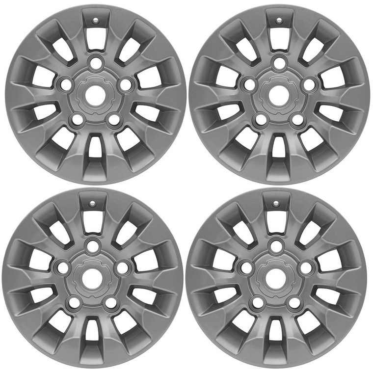 Sawtooth Style Alloy Wheels 16 X 7 Inch LR025862, Set Of 4, Silver, For Land Rover Discovery I, Defender 90, And Range Rover Classic (See Fitment Years)