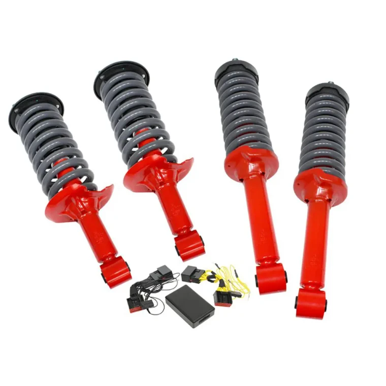 Terrafirma Heavy-Duty Air Suspension To Coil Spring Conversion Kit With 2 Inch Lift, For Land Rover LR3 And LR4, 2005 - 2016, With Replacement Struts, Springs And EAS Reflash Management Software