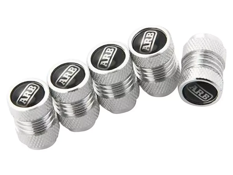 Anodized Aluminum Tire Valve Caps By ARB, Set Of 5