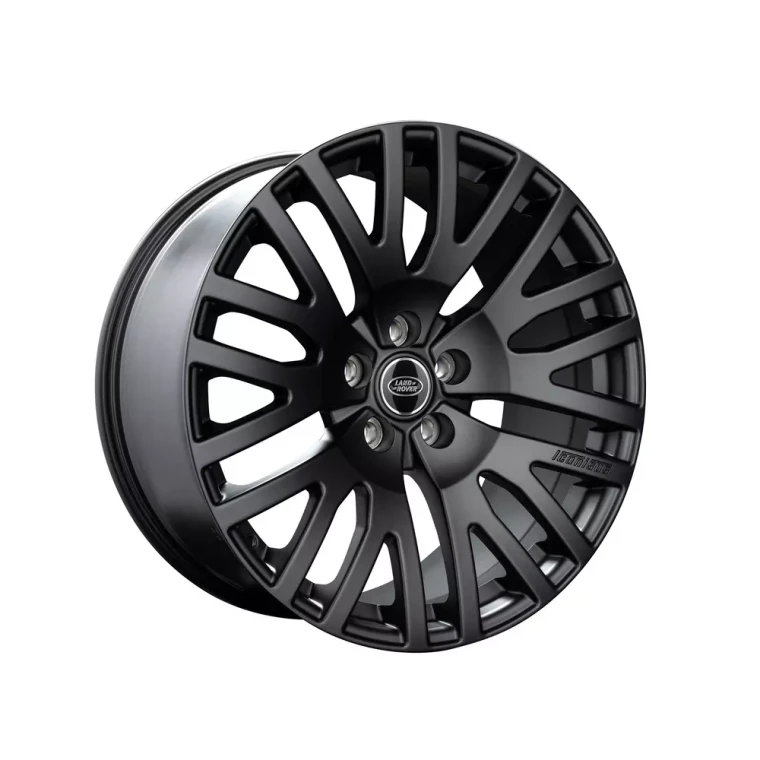 Custom Alloy Wheels, Set of 5, 20 x 9.5-Inches By Iconisus, Satin Black, For Land Rover Defender 90, 110, And 130 New Generation L663 (See Fitment Years)