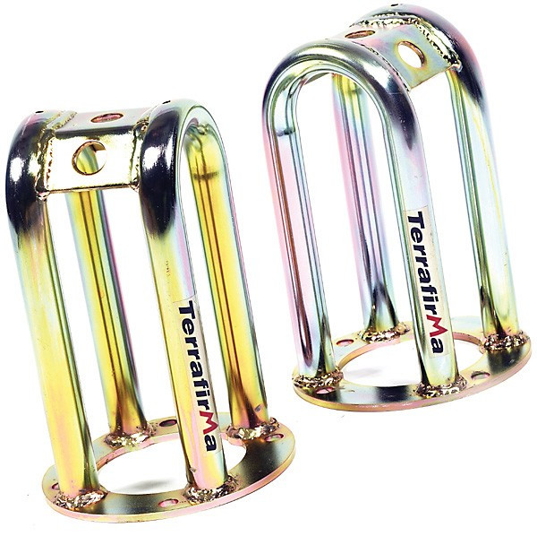 Terrafirma Front Shock Tower Turrets TF504, Heavy Duty Pair, For Land Rover Discovery I, Defender 90 And 110, And Range Rover Classic (See Fitment Years)