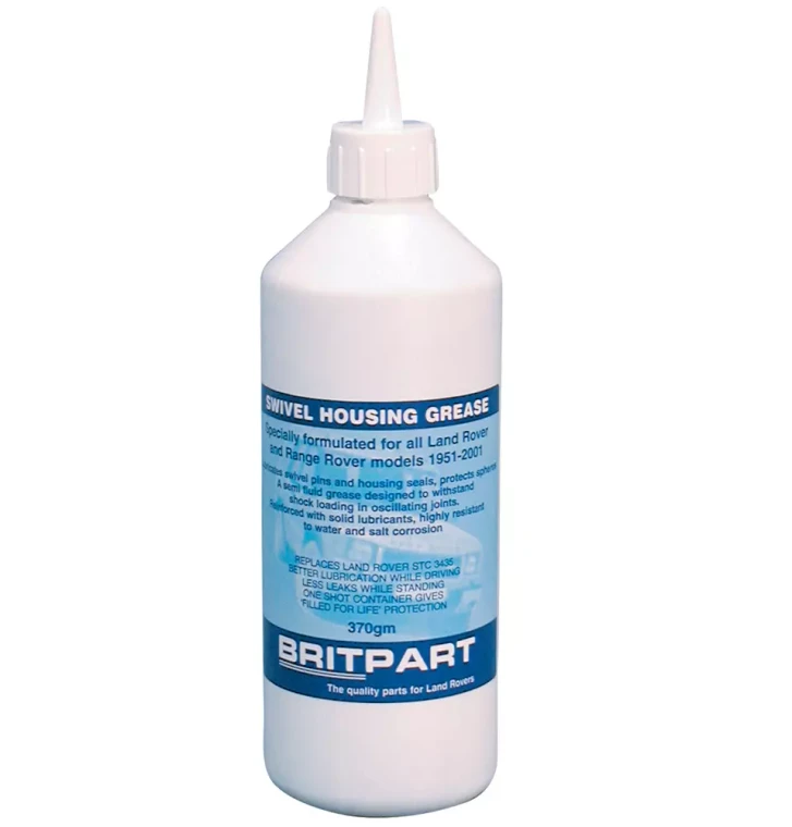 Swivel Housing Grease STC3435, 13OZ / 370GM Bottle By Britpart, For Land Rover Discovery I, Defender 90 And 110, And Range Rover Classic (See Fitment Years)