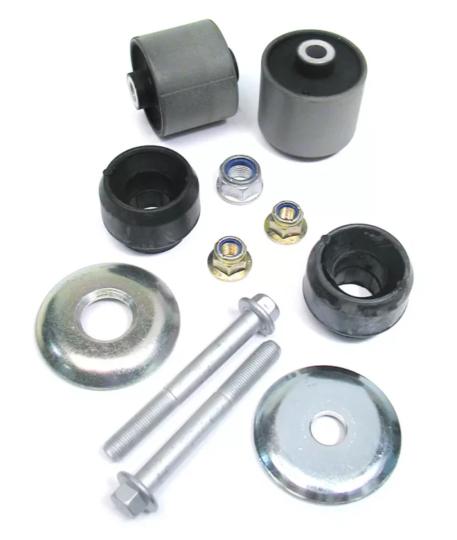 Suspension Front Radius Arm Bushing And Hardware Rebuild Kit, For One Arm, On Range Rover P38