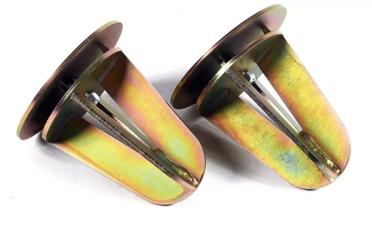 Terrafirma Rear Coil Spring Relocation Cones, Pair, For Land Rover Discovery I, Defender 90 And Range Rover Classic
