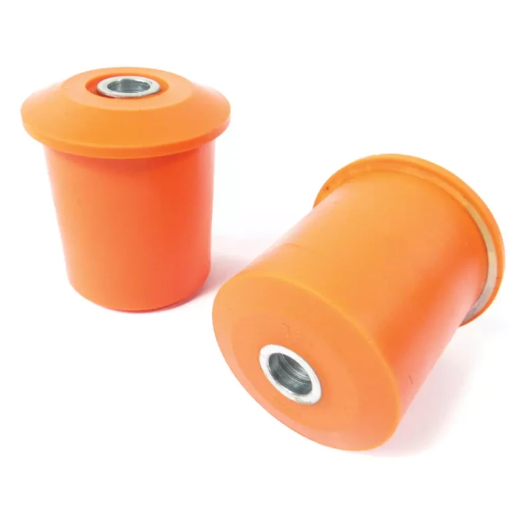 Polyurethane Bushing By Polybush, Rear Lower Control Arm Front, Pair (Orange / Standard Firmness), For Land Rover LR3, LR4 And Range Rover Sport