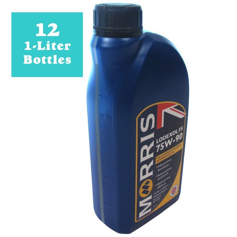 Transfer Case Fluid STC4861 By Morris Lubricants, Fully Synthetic Lodexol FS 75W-90, 12-One Liter Bottles, For Range Rover Full Size L322, 2003 - 2005