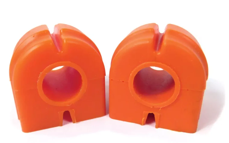 Rear Sway Bar Polyurethane Bushing By Polybush, Orange Pair (Standard Firmness) For Range Rover Full Size L322