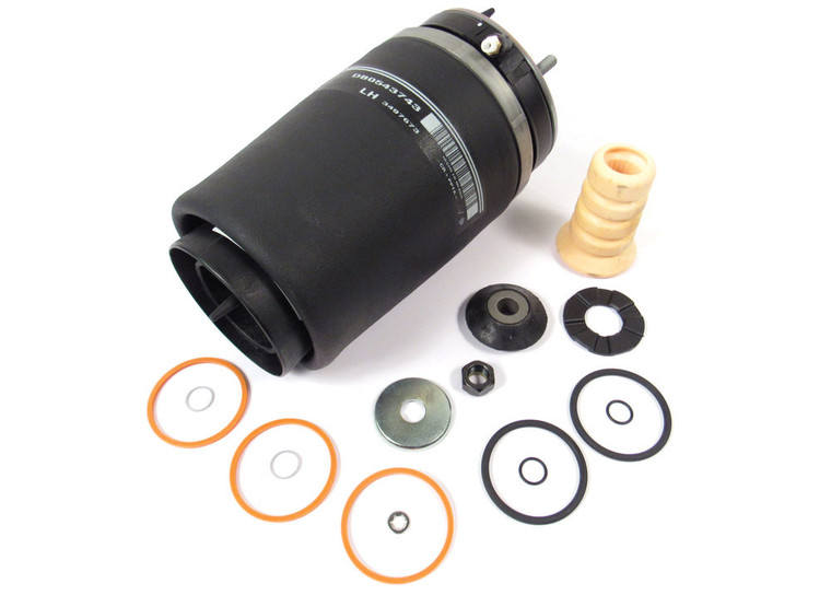 Air Spring LR051702, Original Equipment, Front Left Hand Without Adaptive Damping, For Range Rover Full Size L322, 2003 - 2012