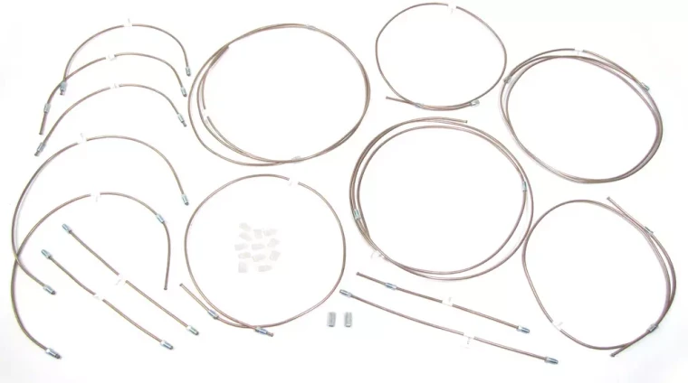 Brake Pipe Replacement Kit For Land Rover Discovery I, Featuring Non-Corrosive Copper And Nickel EziBend Pipes
