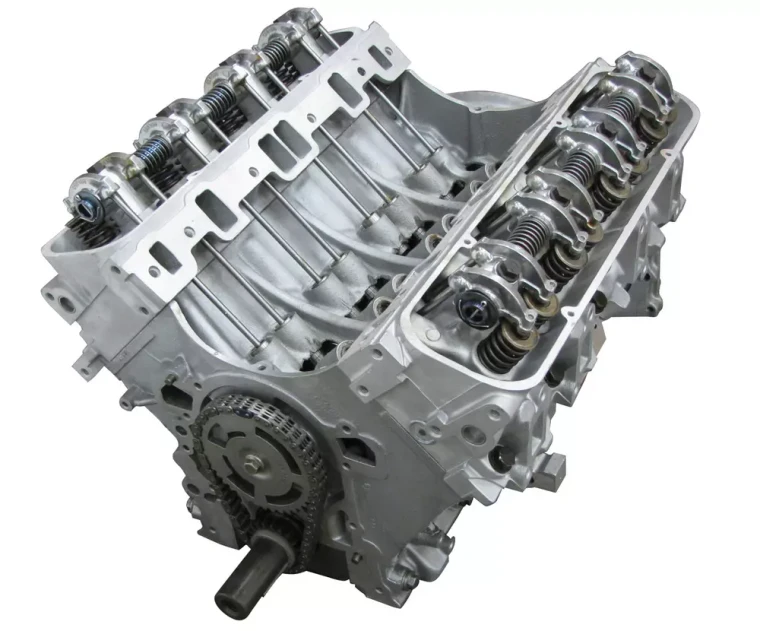 Land Rover Engine: Remanufactured 4.0 GEMS Long Block Without Secondary Air; Set-Up With Cylinder Heads And Rockershaft, Core Charge Additional, For Discovery I, Defender 90, And Range Rover P38 (See Fitment Years)