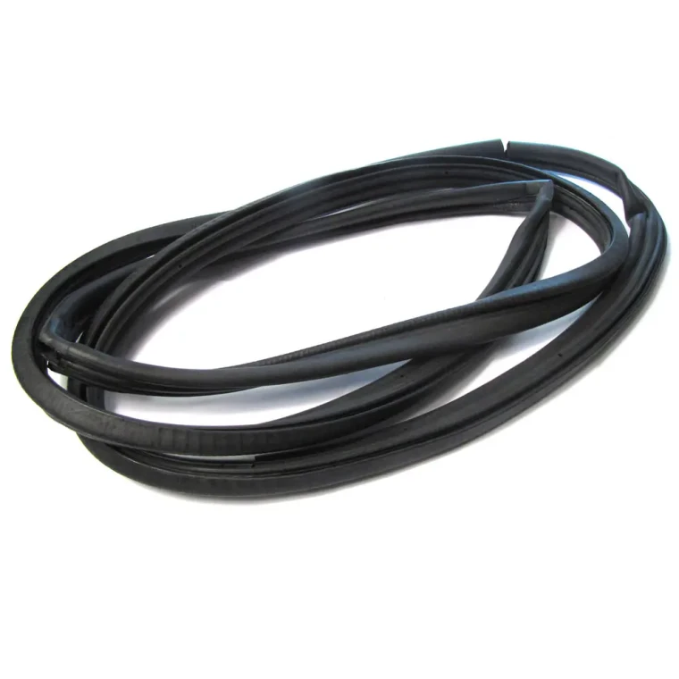 On-Body Door Seal CFE500590, Right Front, Black, By BritPart Brand, For Land Rover Discovery I, 1994 -1996, Discovery Series II And Range Rover Classic