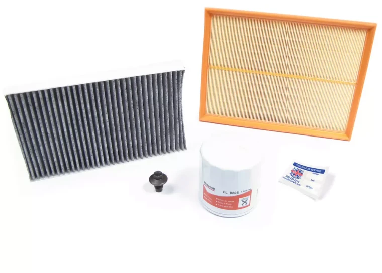 Filter Kit, Includes Oil, Air, And Cabin Filters And Oil Pan Drain Plug With Washer, Plus Reminder Sticker, For Land Rover LR3 V6 2005-2009