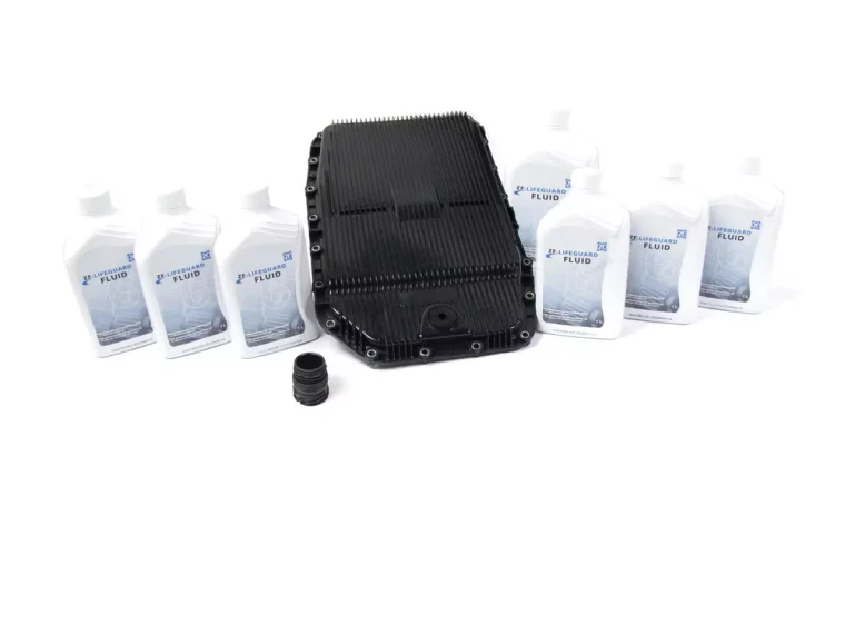 Transmission Service Kit: Transmission Pan With Gasket, Valve Body Sleeve And 7 Quarts ZF Lifeguard Transmission Fluid For Range Rover Sport And Range Rover Full Size L322 (See Fitment Years)