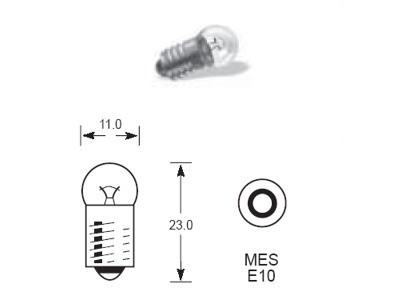 Bulb Dash 12v 2.2w Screw In Type
