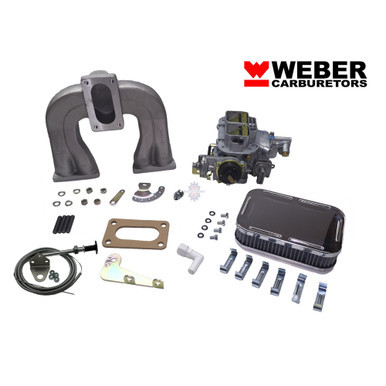 Carburetor Conversion Kit, Weber DGV MG Midget 1500, Spitfire 1300 1500  Manual Choke
