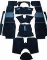 Carpet Set Black TR4A-TR6, CSA6411