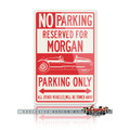 Morgan Three-Wheeler Aero Super Sport Reserved Parking Only Sign