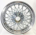 Austin Healey / MG / Morgan / Triumph - 15"x 4.5" 60 Spoke Chrome & TUBELESS (xw452)