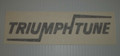 Triumph Tune Logo Badge Decal Sticker TR6 TR7 TR8 Spitfire Dolomite Sprint