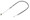 Accelerator Cable MGB 75 to 80,SBHH1952