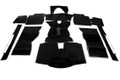 Tufted Carpet Set - RHD and LHD - Black - Triumph TR4A TR5 TR6,RR1143BLACK