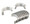 Bearing Set Mains Rover V-8,SCB6012