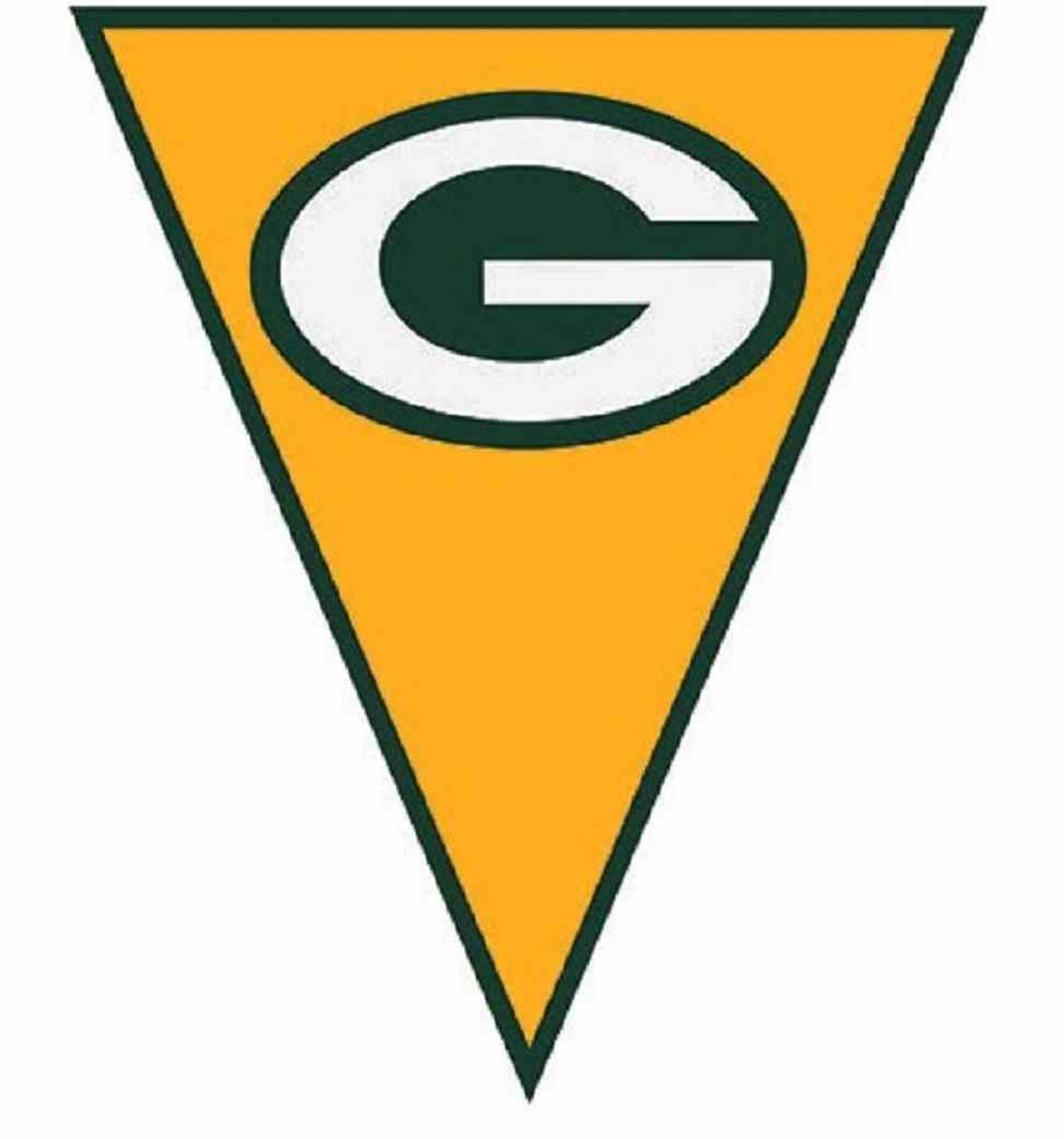 Green Bay Packers NFL Football Sports Party Decoration Pennant Flag Banner  - Parties Plus