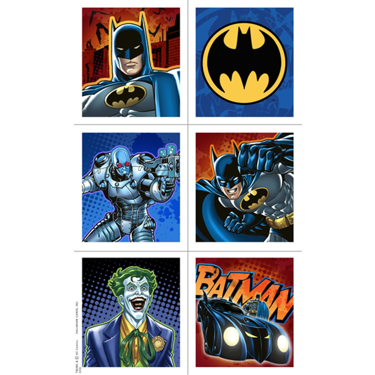 Batman Sticker Sheets, 4ct 